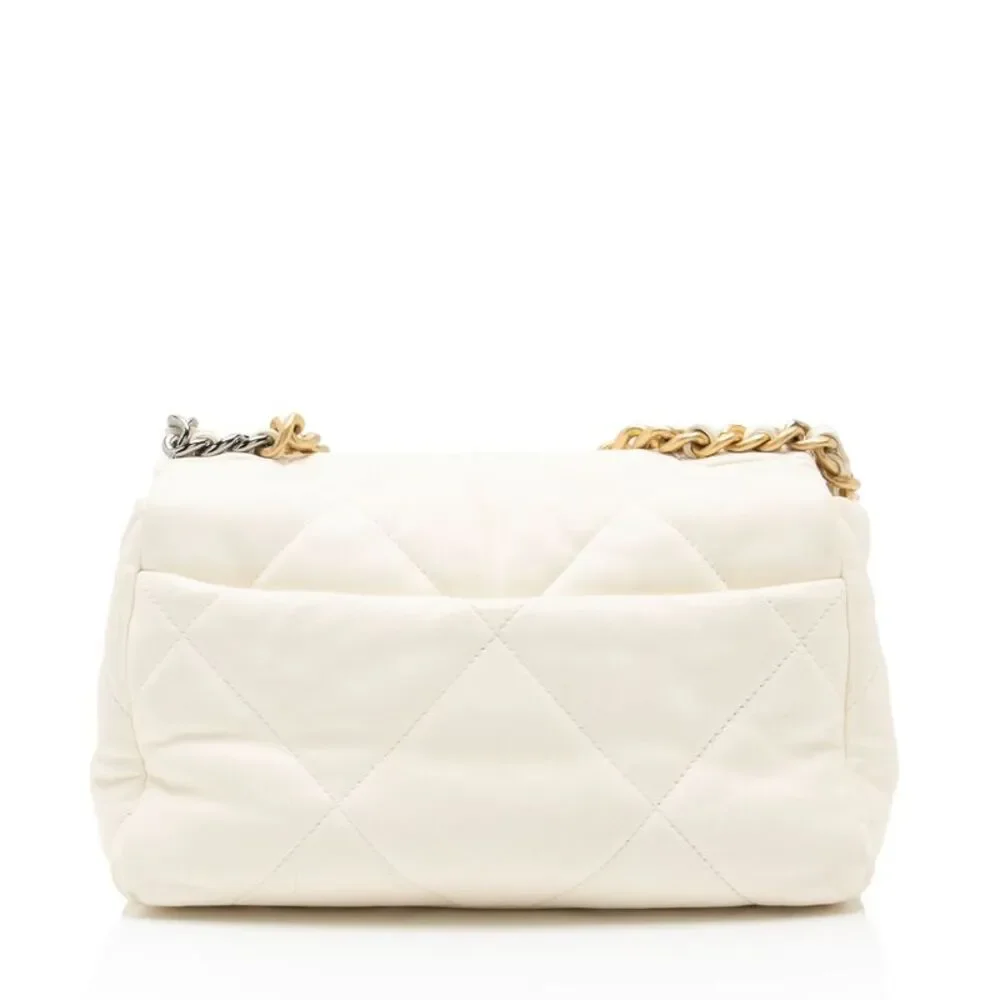 Chanel Lambskin 19 Medium Flap Shoulder Bag